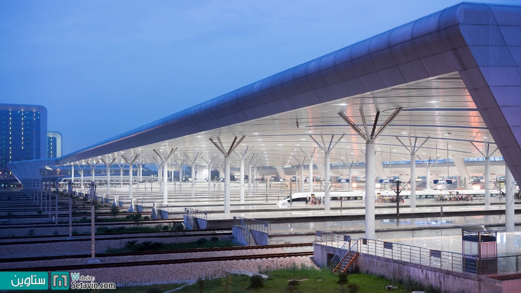 ایستگاه راه آهن , مدرن , Hangzhou , تیم طراحی , CSADI , چین , پایانه , حمل و نقل , ایستگاه اتوبوس , حمل و نقل ریلی , Train Station , ستاوین , طراحی پایانه , طراحی ایستگاه , معماری