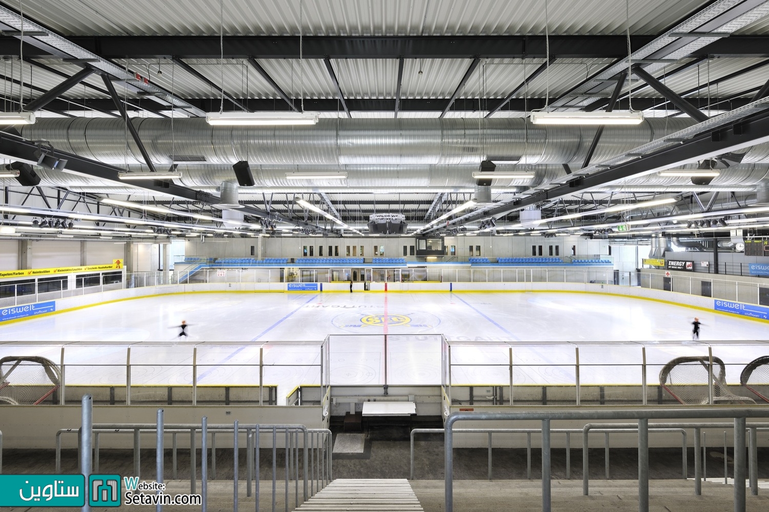 سالن , اسکیت روی یخ , Stuttgart ، تیم معماری , ArchitectsHerrmann , Bosch ، آلمان , Ice Skating Hall , Ice Skating , پاتیناژ , اسکیت , یخ , ستاوین