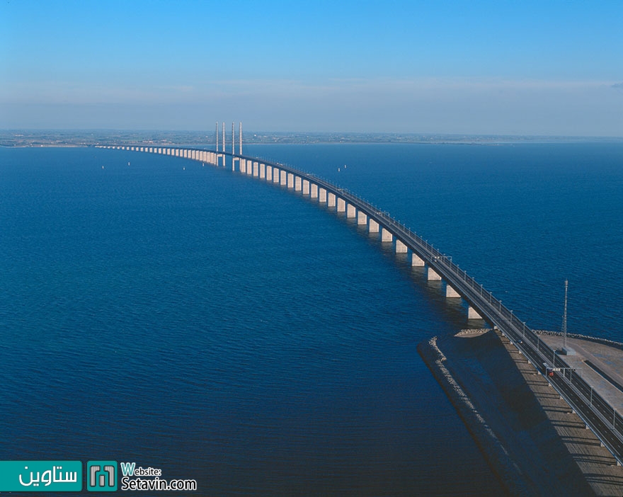 پل شگفت انگیز متصل کننده دانمارک به سوئد