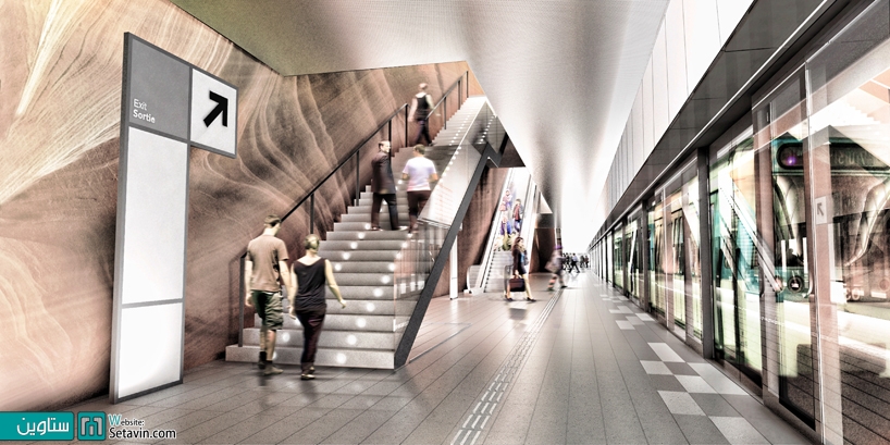 طرح پیشنهادی آتلیه king kong برای ایستگاه جدید مترو vitry-sur-seine در فرانسه
