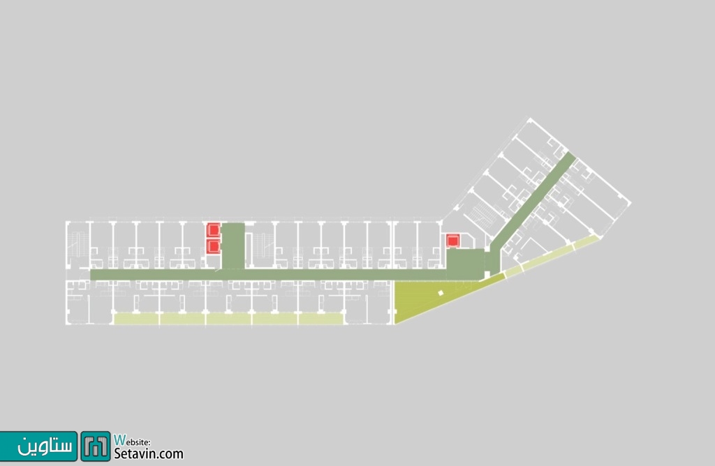 مجتمع مسکونی , Housing L , تیم معماری , in:Flux architecture , چین , مجتمع , مسکونی , مجموعه مسکونی , خانه , آپارتمان , طراحی مسکونی , ستاوین , پروژه های معماری