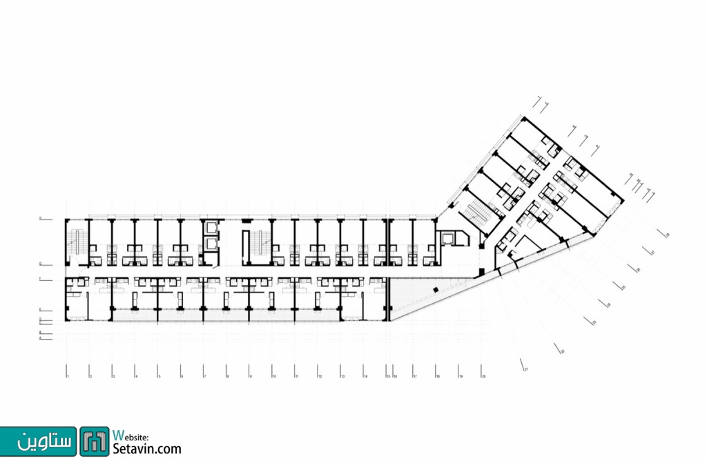 مجتمع مسکونی , Housing L , تیم معماری , in:Flux architecture , چین , مجتمع , مسکونی , مجموعه مسکونی , خانه , آپارتمان , طراحی مسکونی , ستاوین , پروژه های معماری