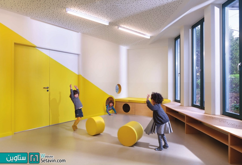مهدکودک سرشار از خلاقیت Baukind در برلین آلمان
