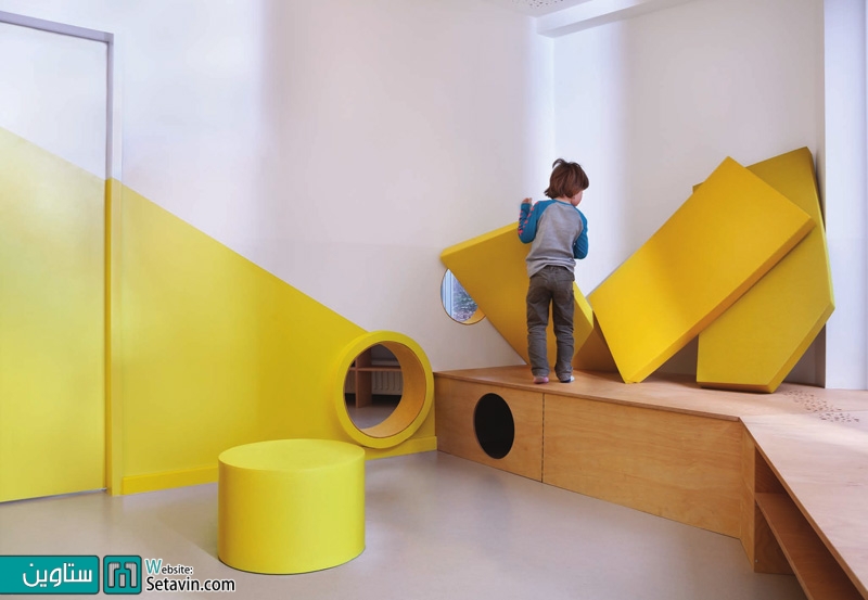 مهدکودک سرشار از خلاقیت Baukind در برلین آلمان