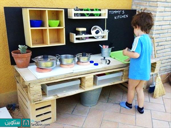از تخته ها و جعبه های چوبی چگونه به عنوان مبلمان کودک استفاده کنیم؟