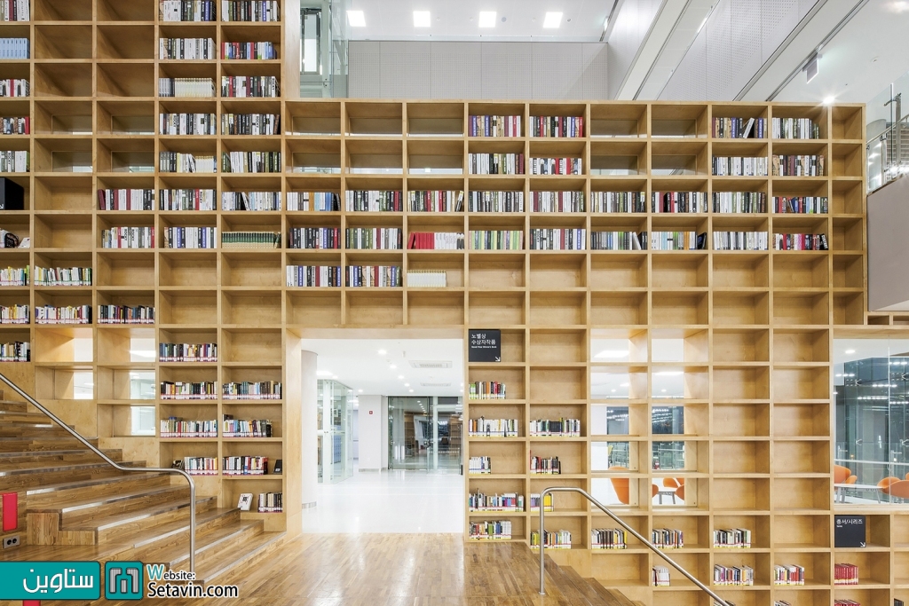 کتابخانه , دانشگاه , Hoseo , مشاورین , Bang Keun YOU , DongWoo , کره جنوبی , کتابخانه دانشگاه Hoseo , ستاوین , طراحی کتابخانه , طراحی دانشگاه