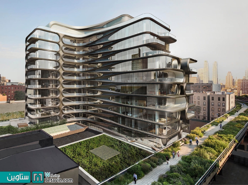 residential , architecture , residential architecture , طراحی داخلی , مجموعه اقامتی , 520West 28th , زاها حدید , نیویورک , zaha hadid , new york , ستاوین