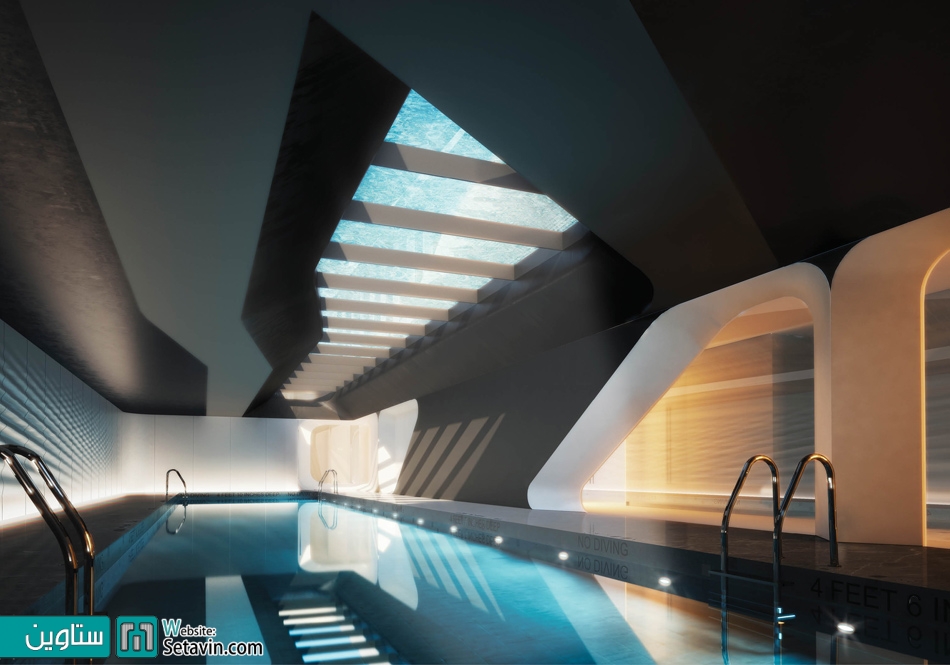 residential , architecture , residential architecture , طراحی داخلی , مجموعه اقامتی , 520West 28th , زاها حدید , نیویورک , zaha hadid , new york , ستاوین