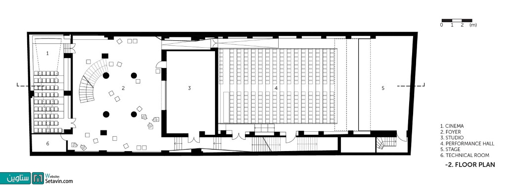 مرکز فرهنگی سینمایی , Moda Sahnesi ، تیم معماری , Halukar Architecture , ترکیه , مرکز فرهنگی , سینما , تئاتر , طراحی سینما , ترکیه , استامبول , ستاوین , theatre