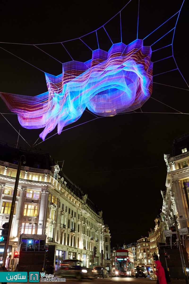 تصاویری از جشنواره نور Lumiere London