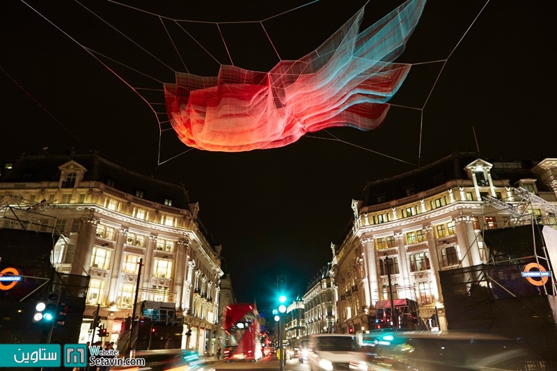 تصاویری از جشنواره نور Lumiere London