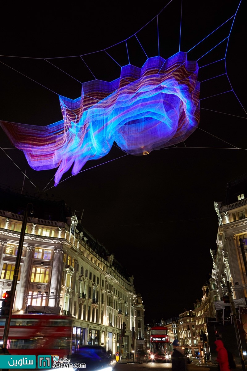 تصاویری از جشنواره نور Lumiere London