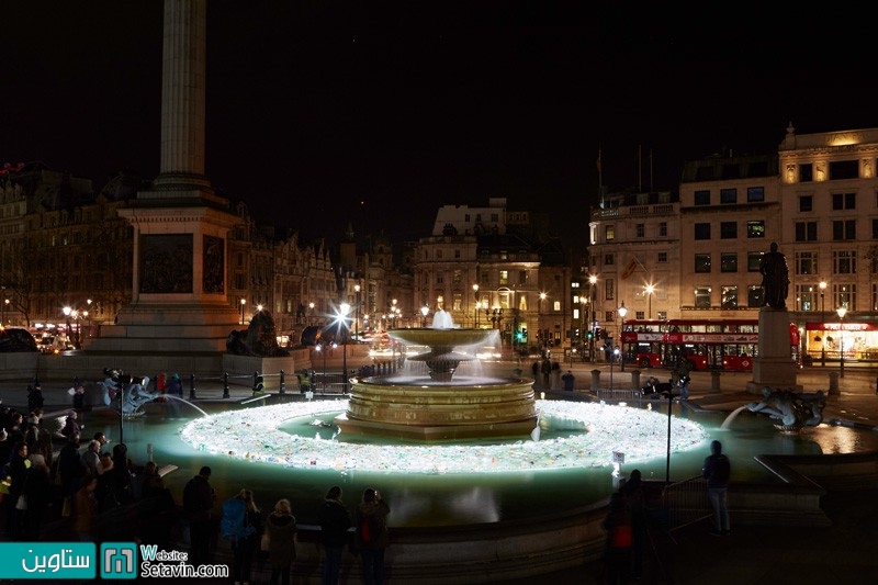 تصاویری از جشنواره نور Lumiere London