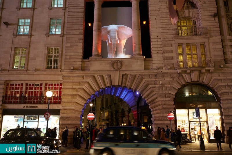 تصاویری از جشنواره نور Lumiere London