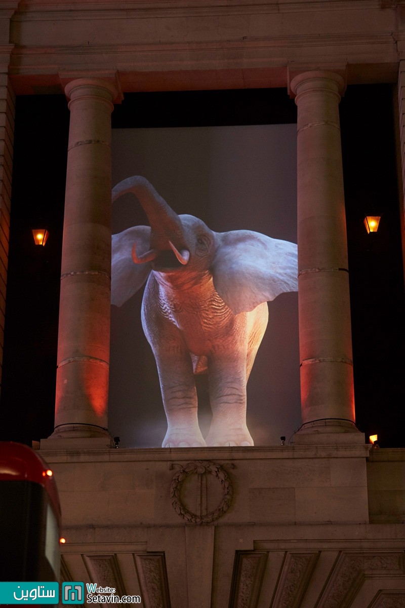 تصاویری از جشنواره نور Lumiere London