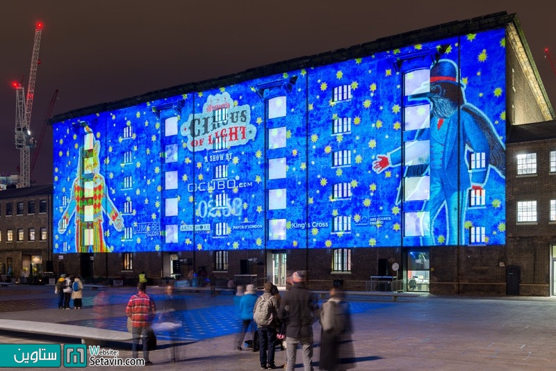تصاویری از جشنواره نور Lumiere London