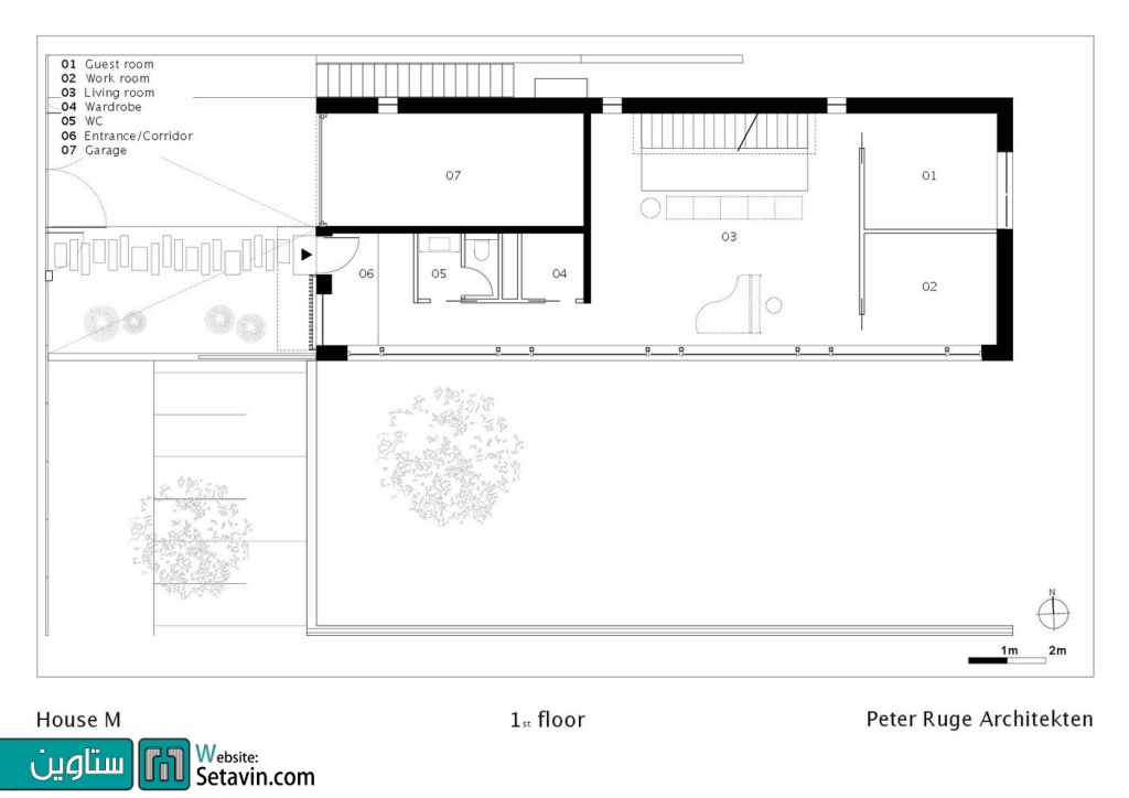 خانه M , تیم معماری , Peter Ruge Architekten , آلمان , House , Architects , Design Team , Design Team , مسکونی , طراحی مسکونی , طراحی معماری خانه , ستاوین