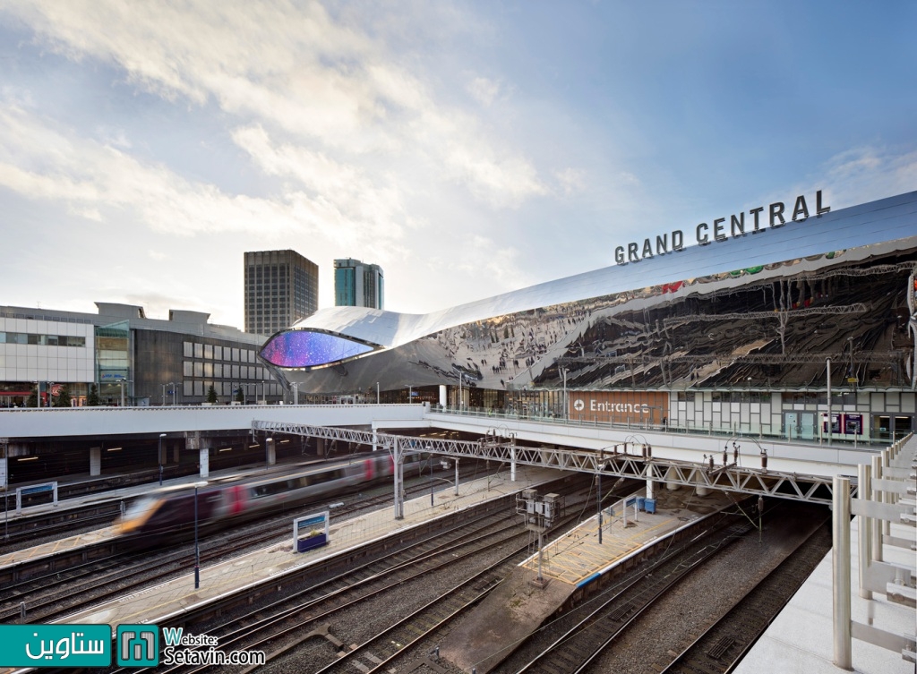 ایستگاه , حمل و نقل شهری , Birmingham ، تیم طراحی معماری , AZPML  , انگلستان , Birmingham New Street Station , Station ,