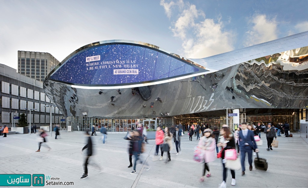 ایستگاه , حمل و نقل شهری , Birmingham ، تیم طراحی معماری , AZPML  , انگلستان , Birmingham New Street Station , Station ,