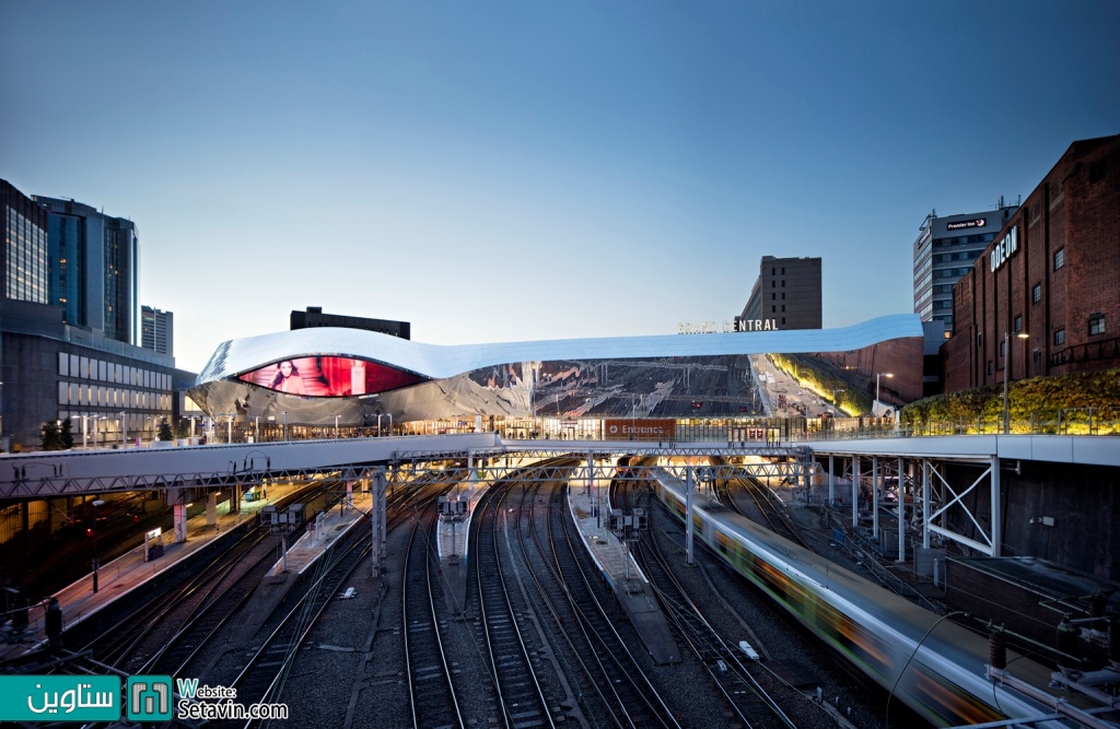 ایستگاه , حمل و نقل شهری , Birmingham ، تیم طراحی معماری , AZPML  , انگلستان , Birmingham New Street Station , Station ,