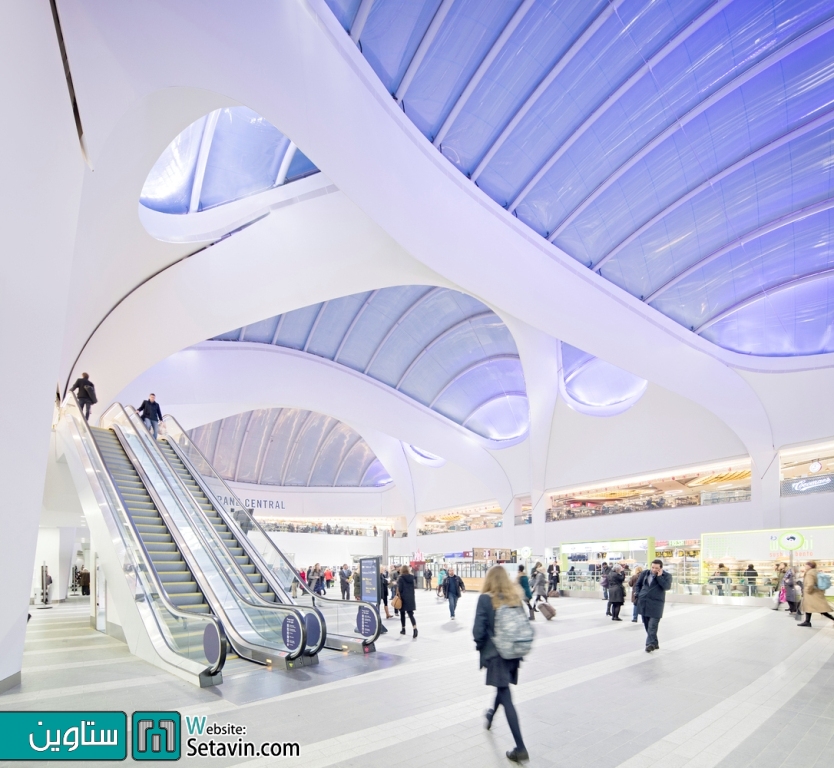 ایستگاه , حمل و نقل شهری , Birmingham ، تیم طراحی معماری , AZPML  , انگلستان , Birmingham New Street Station , Station ,