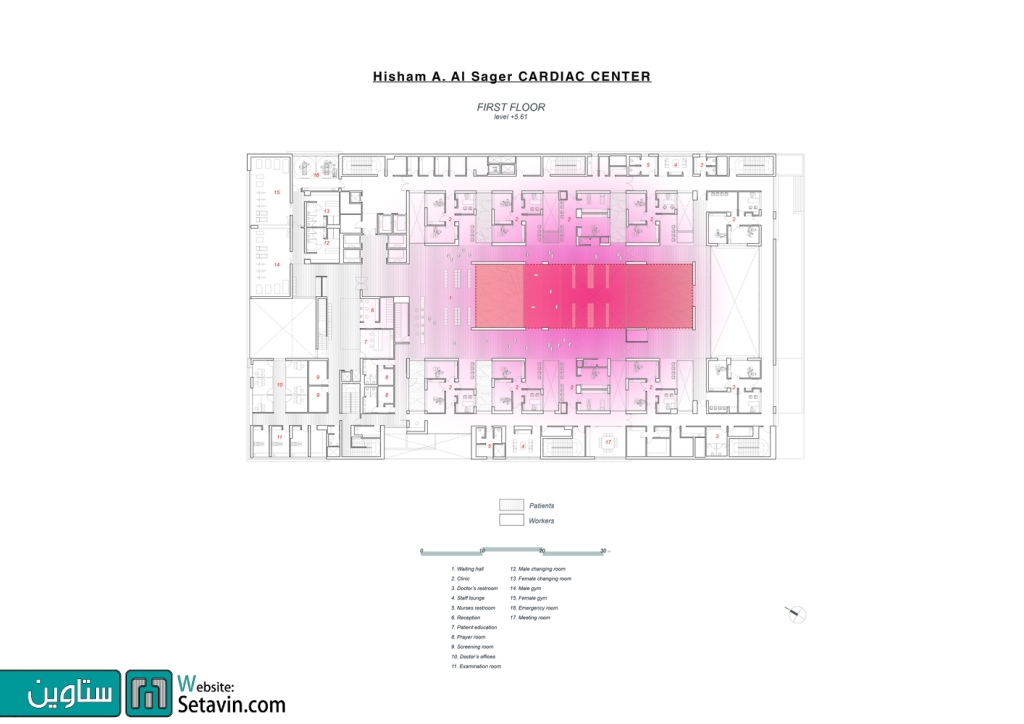 بیمارستان تخصصی قلب , Hisham A. Alsager ، تیم معماری AGi ، کویت ,  تیم معماری , AGi , Cardiological Hospital , Cardiological , Hospital , Architects