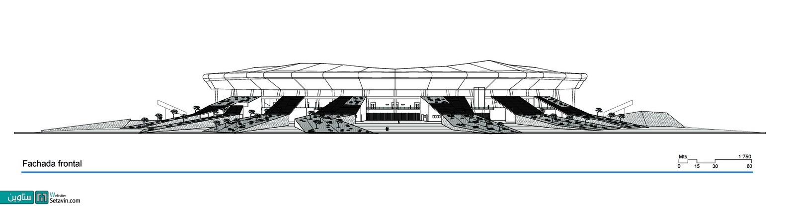 استادیوم Sonora , تیم طراحی 3Arquitectura , مکزیک , استادیوم , Sonora , Stadium , ورزشگاه , urban development , ورزشی , طراحی استادیوم , ستاوین