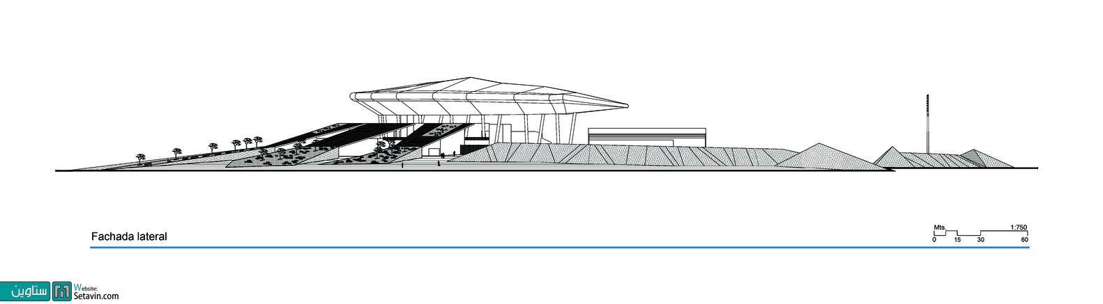 استادیوم Sonora , تیم طراحی 3Arquitectura , مکزیک , استادیوم , Sonora , Stadium , ورزشگاه , urban development , ورزشی , طراحی استادیوم , ستاوین