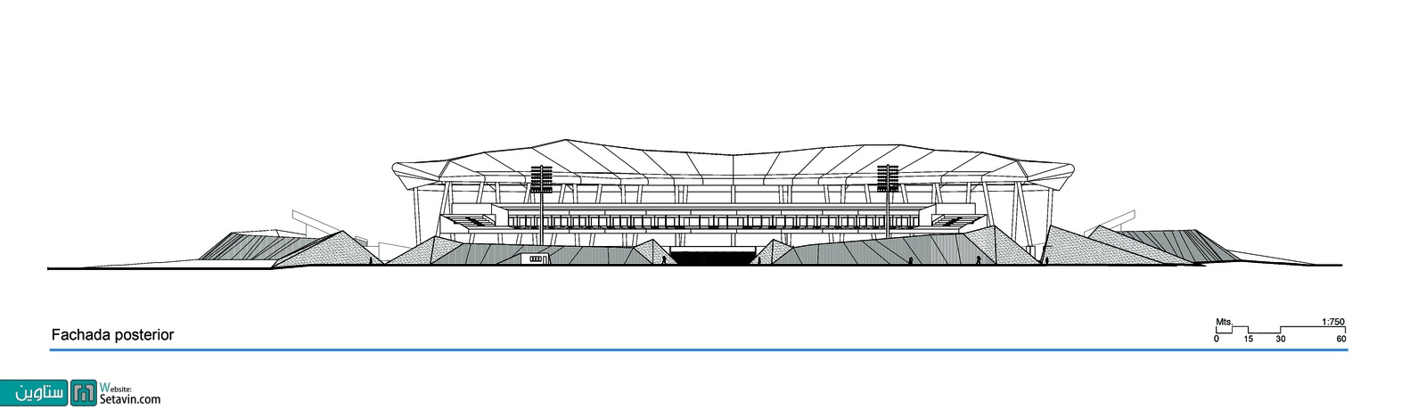 استادیوم Sonora , تیم طراحی 3Arquitectura , مکزیک , استادیوم , Sonora , Stadium , ورزشگاه , urban development , ورزشی , طراحی استادیوم , ستاوین