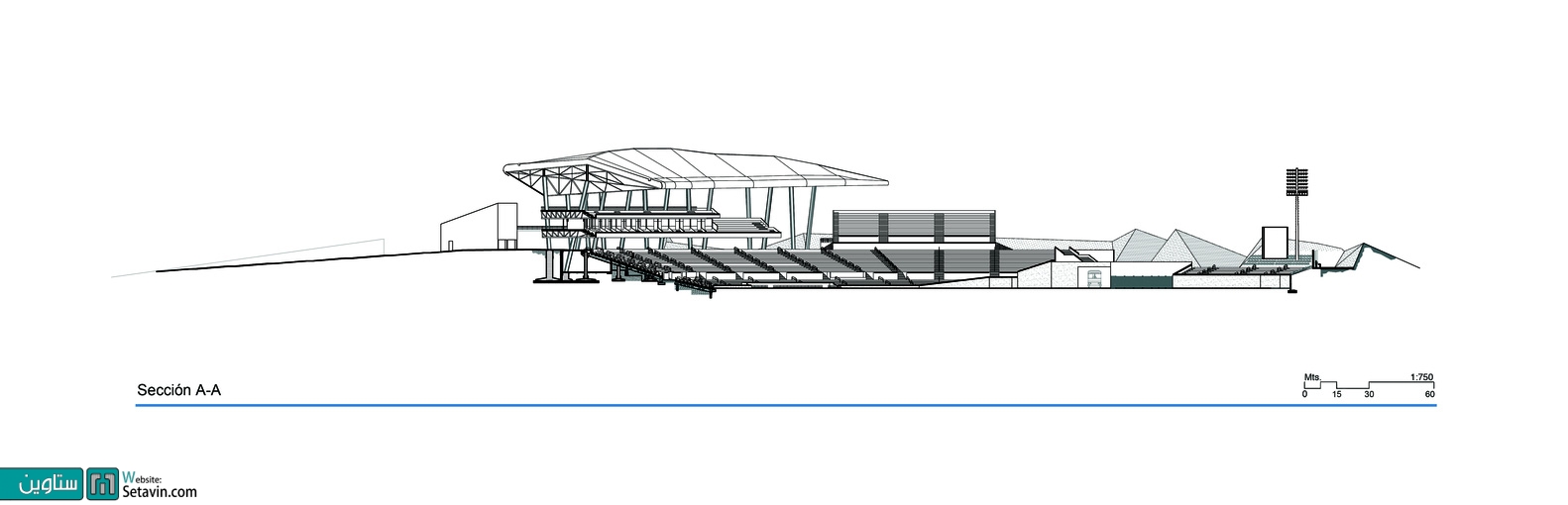 استادیوم Sonora , تیم طراحی 3Arquitectura , مکزیک , استادیوم , Sonora , Stadium , ورزشگاه , urban development , ورزشی , طراحی استادیوم , ستاوین