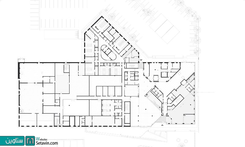 مجموعه بندرگاهی Aarhus , تیم طراحی معماری , C.F. Moller , دانمارک , بندر , بندرگاه , گمرگ , مبادی ورودی , تجار , مجموعه گمرکی , Port , Centre , Port Centre , ستاوین