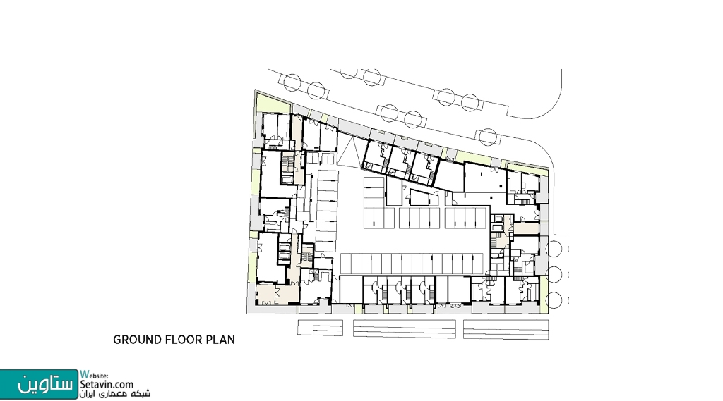 آپارتمان مسکونی , Greenwich Peninsula Riverside ، C.F. Moller ، انگلستان , مسکونی , آپارتمان , ساختمان مسکونی , طراحی مسکونی , طراحی آپارتمان ,  residential , ستاوین , طراحی معماری