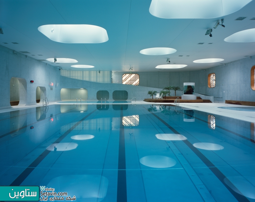 مجموعه آبی , استخر , Feng Shui , استودیو طراحی , Mikou , فرانسه , Swimming Pool , Pool ,  Mikou Studio , استخر شنا , فضای آبی , استخر سر بسته , طراحی استخر , ستاوین