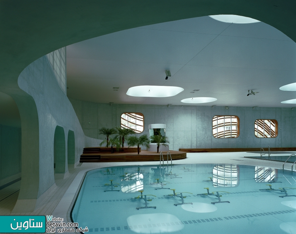 مجموعه آبی , استخر , Feng Shui , استودیو طراحی , Mikou , فرانسه , Swimming Pool , Pool ,  Mikou Studio , استخر شنا , فضای آبی , استخر سر بسته , طراحی استخر , ستاوین