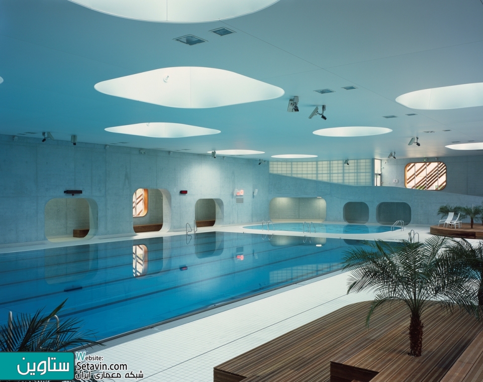 مجموعه آبی , استخر , Feng Shui , استودیو طراحی , Mikou , فرانسه , Swimming Pool , Pool ,  Mikou Studio , استخر شنا , فضای آبی , استخر سر بسته , طراحی استخر , ستاوین