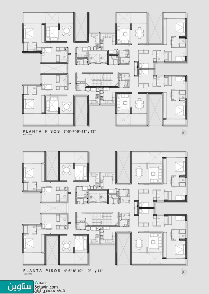 ساختمان , بلند مرتبه , مسکونی , Ludwig II , استودیو , Eugenio Simonetti , Renato Stewart , شیلی , Chile , residential building , residential , طراحی مسکونی , آپارتمان