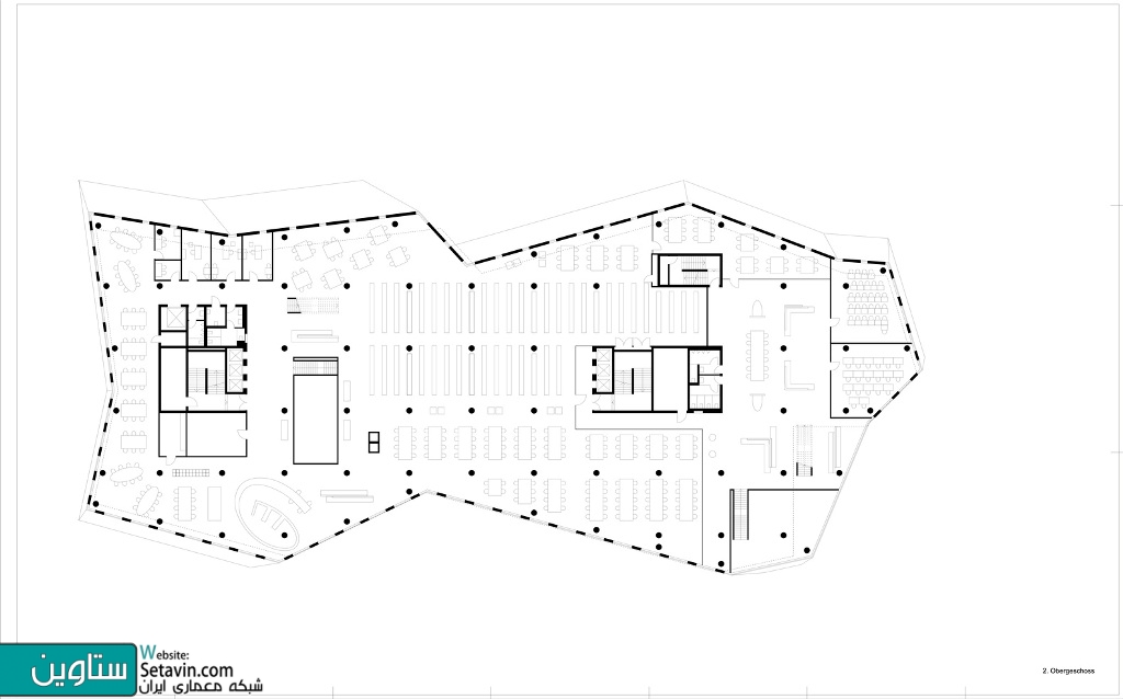 کتابخانه Freiburg ، تیم معماری , Degelo Architekten , IttenbrechBühl , آلمان , Library , Freiburg , architectural  , طراحی کتابخانه , کتابخانه , ستاوین