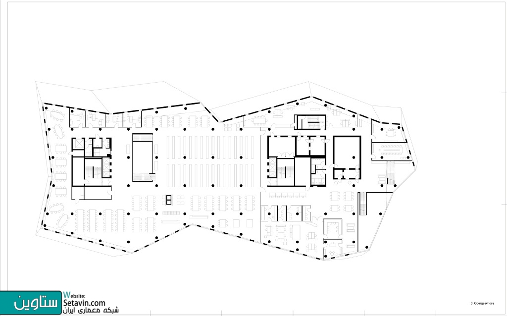 کتابخانه Freiburg ، تیم معماری , Degelo Architekten , IttenbrechBühl , آلمان , Library , Freiburg , architectural  , طراحی کتابخانه , کتابخانه , ستاوین