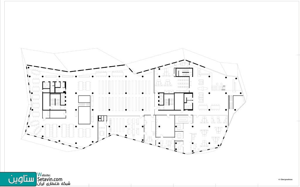 کتابخانه Freiburg ، تیم معماری , Degelo Architekten , IttenbrechBühl , آلمان , Library , Freiburg , architectural  , طراحی کتابخانه , کتابخانه , ستاوین