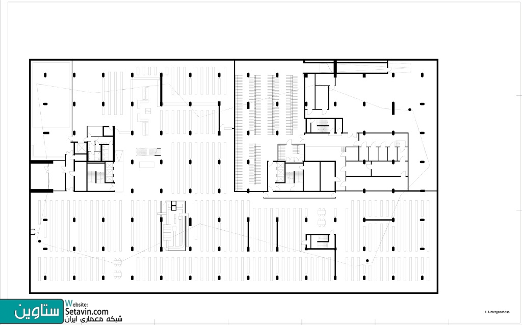 کتابخانه Freiburg ، تیم معماری , Degelo Architekten , IttenbrechBühl , آلمان , Library , Freiburg , architectural  , طراحی کتابخانه , کتابخانه , ستاوین