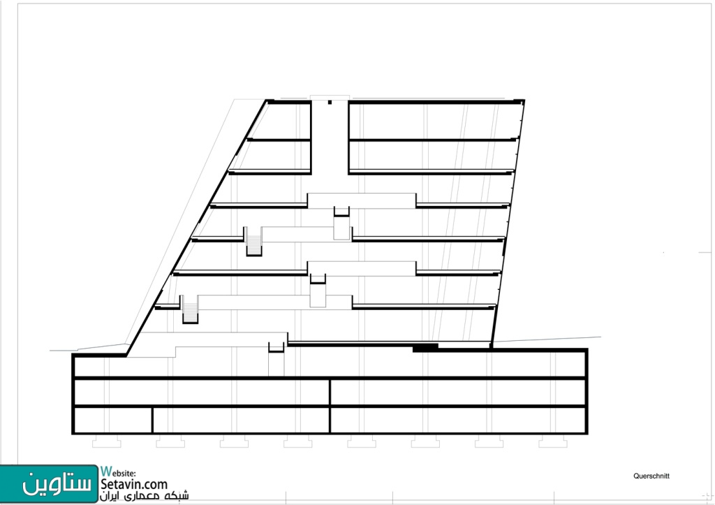 کتابخانه Freiburg ، تیم معماری , Degelo Architekten , IttenbrechBühl , آلمان , Library , Freiburg , architectural  , طراحی کتابخانه , کتابخانه , ستاوین