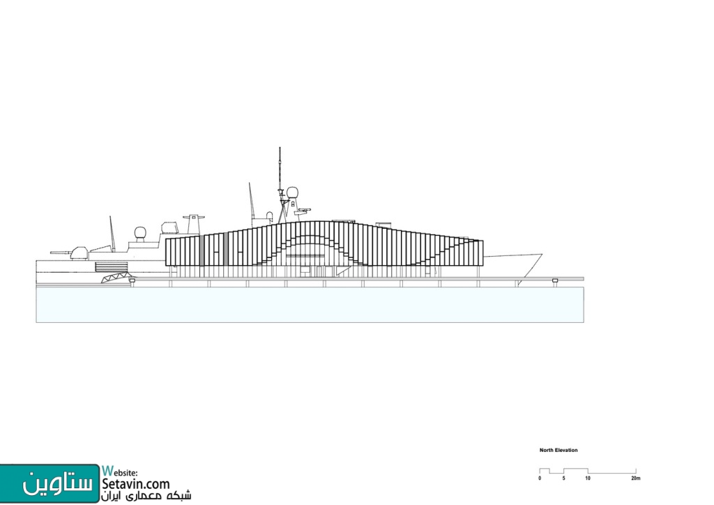 پاویون , Waterfront , تیم طراحی معماری , FJMT Studio , استرالیا , FJMT , Studio , موزه ملی استرالیا , جنگ جهانی اول , خدمات نیروی دریایی , سلطنتی استرالیا