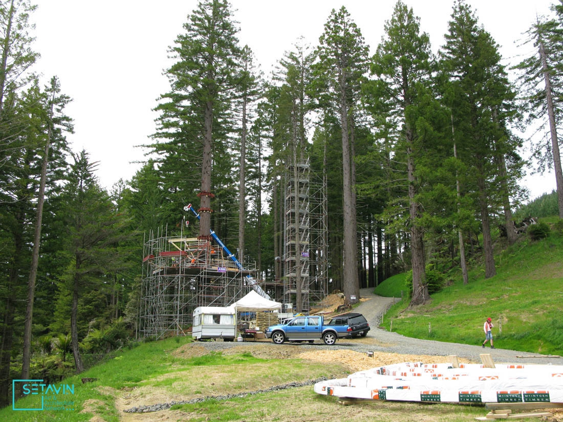 رستوران درختی زرد ، اثر تیم طراحی Pacific Environments , نیوزلند , رستوران درختی ، Yellow Treehouse Restaurant , تیم طراحی , Pacific Environments , نیوزلند , Restaurant , رستوران , کافه , کافه درختی , Redwood , طراحی رستوران , حومه Aukland ,رستوران درختی زرد نیوزلند ,طراحی ارگانیک ,