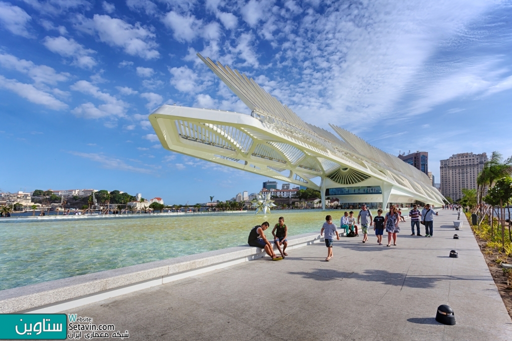 موزه فردا , معمار , سانتیاگو کالاتراوا , برزیل , Santiago Calatrava , Rio de Janeiro , Brazil , Museum of Tomorrow , موزه , فردا , موزه سانتیاگو , طراحی موزه