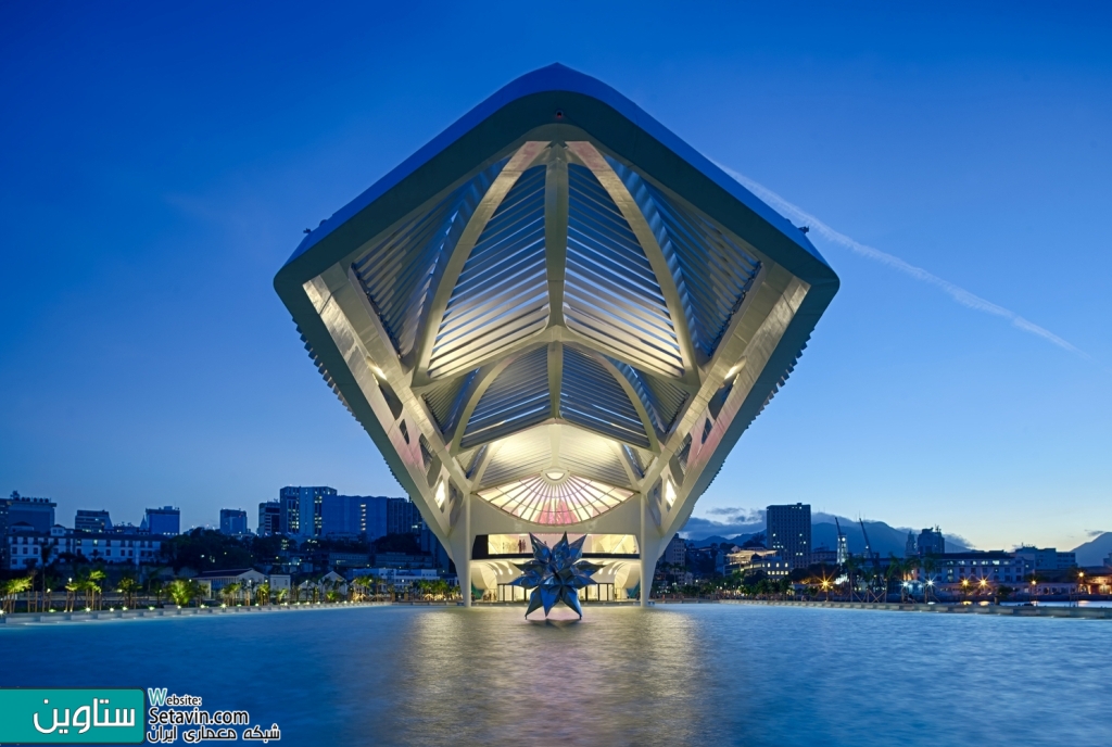 موزه فردا , معمار , سانتیاگو کالاتراوا , برزیل , Santiago Calatrava , Rio de Janeiro , Brazil , Museum of Tomorrow , موزه , فردا , موزه سانتیاگو , طراحی موزه