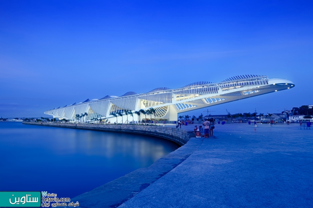 موزه فردا , معمار , سانتیاگو کالاتراوا , برزیل , Santiago Calatrava , Rio de Janeiro , Brazil , Museum of Tomorrow , موزه , فردا , موزه سانتیاگو , طراحی موزه