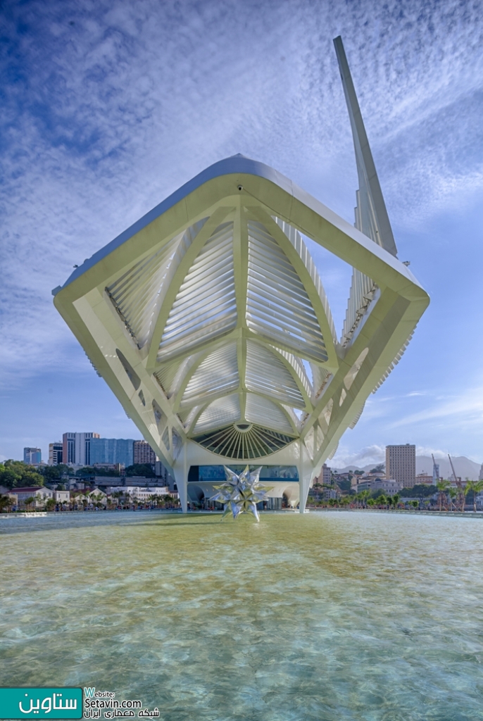 موزه فردا , معمار , سانتیاگو کالاتراوا , برزیل , Santiago Calatrava , Rio de Janeiro , Brazil , Museum of Tomorrow , موزه , فردا , موزه سانتیاگو , طراحی موزه