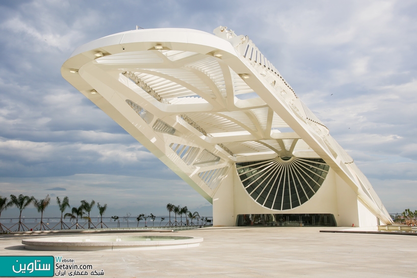 موزه فردا , معمار , سانتیاگو کالاتراوا , برزیل , Santiago Calatrava , Rio de Janeiro , Brazil , Museum of Tomorrow , موزه , فردا , موزه سانتیاگو , طراحی موزه