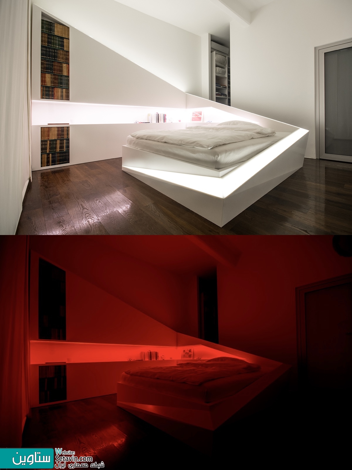 27 اتاق خواب با نورپردازی خیره کننده