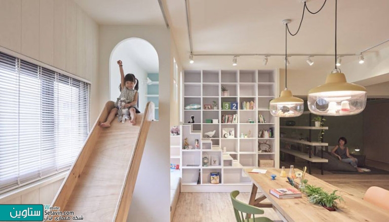 آپارتمانی با فضایی جذاب برای کودکان